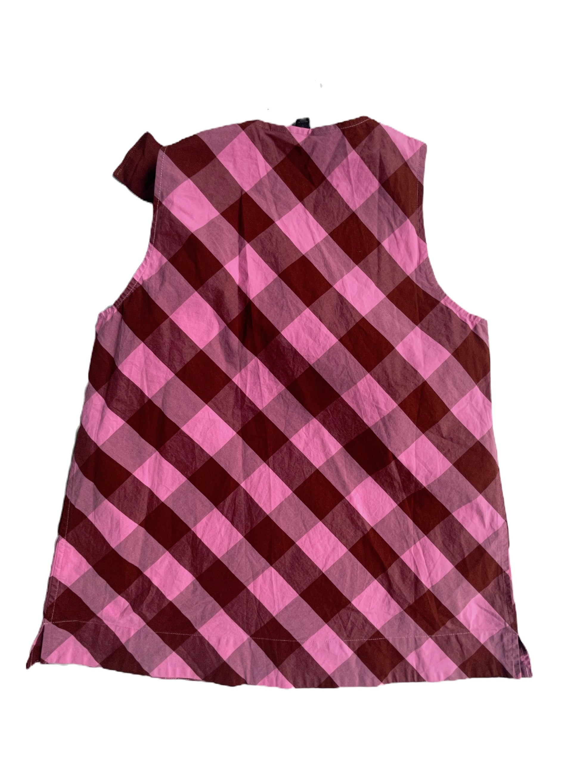 New with Tags J.Crew Check Cotton Blouse XS image 2