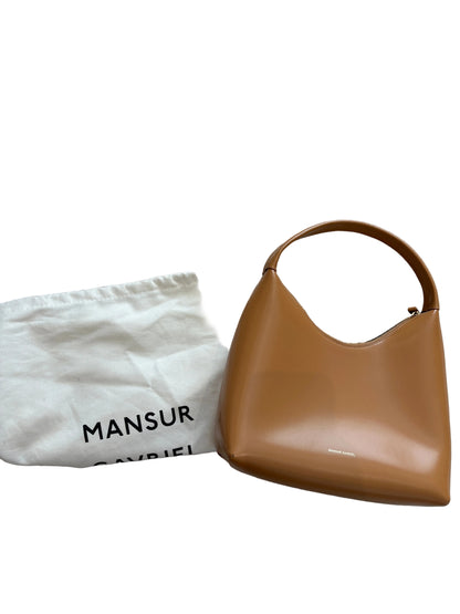 Mansur Gavriel Leather Camel Shoulder Bag